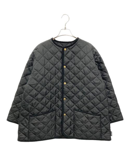 Traditional Weatherwear（トラディショナルウェザーウェア）Traditional Weatherwear (トラディショナルウェザーウェア) ARKLEY キルティング ミドル ノーカラー コート ブラック サイズ:34 未使用品の古着・服飾アイテム