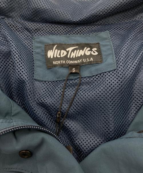 WILD THINGS（ワイルドシングス）WILD THINGS (ワイルドシングス) DRESSTERIOR (ドレステリア) 別注ロングフードコート ネイビー×ブラック サイズ:S 未使用品の古着・服飾アイテム