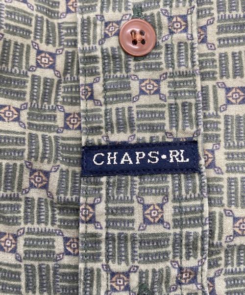 CHAPS（チャップス）CHAPS (チャップス) RALPH LAUREN (ラルフローレン) ［古着］S/Sシャツ オリーブ サイズ:XLの古着・服飾アイテム