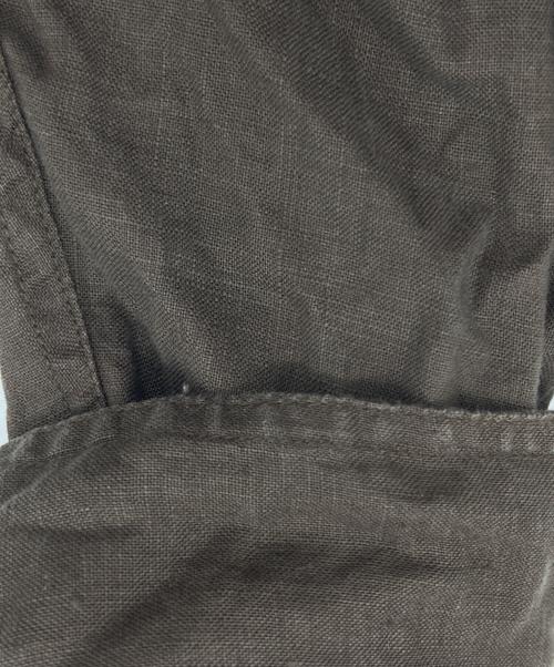 GOOUCH（グーチ）GOOUCH (グーチ) ［古着］リネンシャツ ブラウン サイズ:Mの古着・服飾アイテム