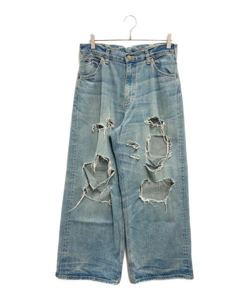LEE（リー）LEE (リー) BEAMS (ビームス) 別注 クラッシュデニム インディゴ サイズ:30の古着・服飾アイテム