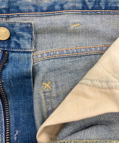 LEE（リー）LEE (リー) BEAMS (ビームス) 別注 クラッシュデニム インディゴ サイズ:30の古着・服飾アイテム