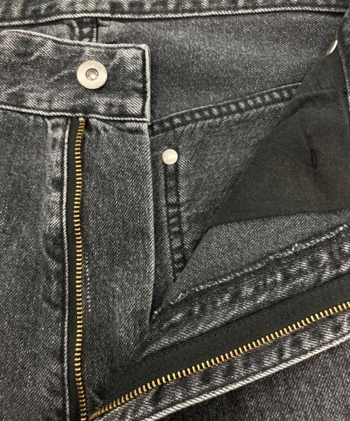 juha（ユハ）juha (ユハ) DAMAGE BAGGY DENIM PANTS ブラック サイズ:2の古着・服飾アイテム