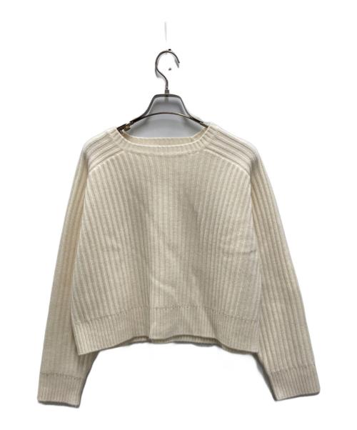 STEVEN ALAN（スティーブンアラン）STEVEN ALAN (スティーブンアラン) ショート リブ プルオーバー ニット ホワイト サイズ:FREEの古着・服飾アイテム