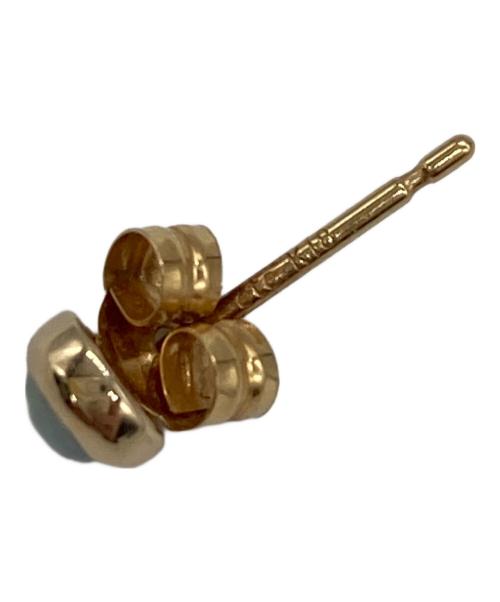 ete（エテ）ete (エテ) ストーンピアス ゴールドの古着・服飾アイテム