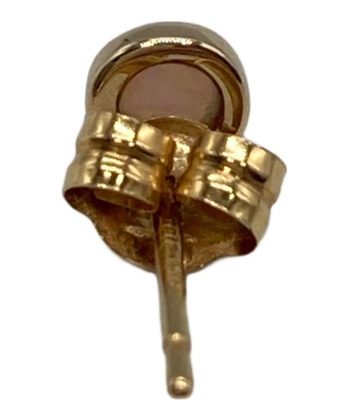 ete（エテ）ete (エテ) ストーンピアス ゴールドの古着・服飾アイテム