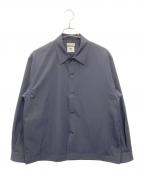 BEAUTY&YOUTH×KOMATSUビューティーアンドユース×コマツ）の古着「オーバーキャンプカラーシャツ」｜ネイビー