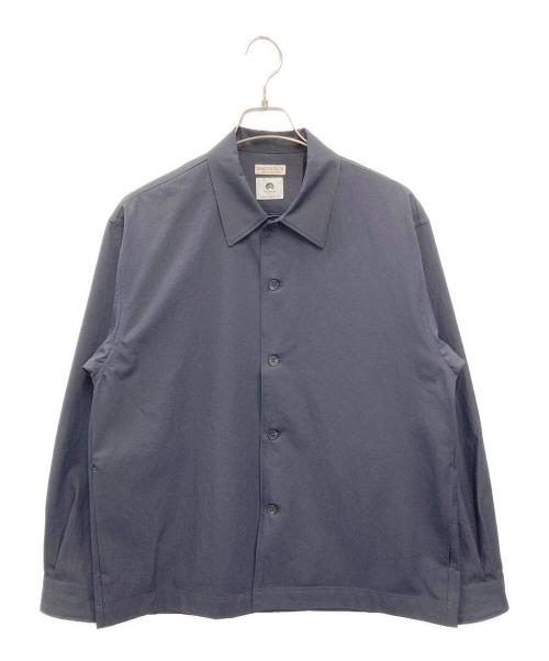 BEAUTY&YOUTH（ビューティーアンドユース）BEAUTY&YOUTH (ビューティーアンドユース) KOMATSU (コマツ) オーバーキャンプカラーシャツ ネイビー サイズ:Mの古着・服飾アイテム