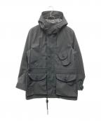 JUNYA WATANABE MANジュンヤワタナベマン）の古着「ウールエステルストライプミリタリーパーカー」｜ブラック