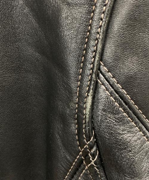 Joe McCOY（ジョーマッコイ）Joe McCOY (ジョーマッコイ) ホースハイドカーコート ブラック サイズ:36の古着・服飾アイテム