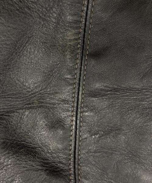 Joe McCOY（ジョーマッコイ）Joe McCOY (ジョーマッコイ) ホースハイドカーコート ブラック サイズ:36の古着・服飾アイテム