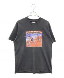 Hanes（ヘインズ）の古着「［古着］90'sムービープリントTシャツ」｜ブラック