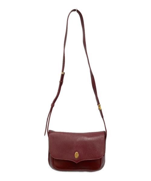Cartier（カルティエ）Cartier (カルティエ) ショルダーバッグ レッドの古着・服飾アイテム