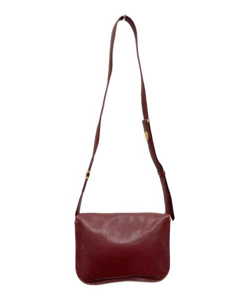 Cartier（カルティエ）Cartier (カルティエ) ショルダーバッグ レッドの古着・服飾アイテム