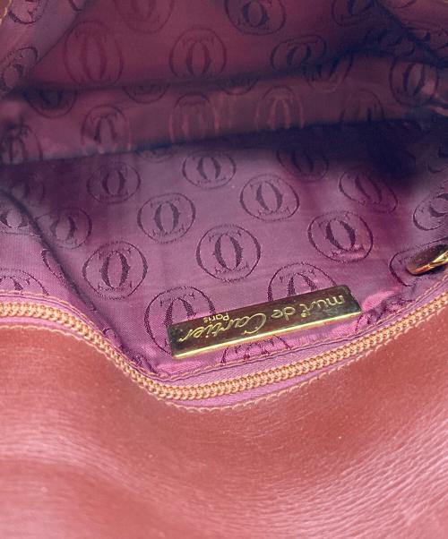 Cartier（カルティエ）Cartier (カルティエ) ショルダーバッグ レッドの古着・服飾アイテム