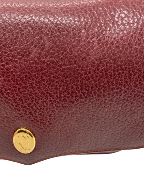 Cartier（カルティエ）Cartier (カルティエ) ショルダーバッグ レッドの古着・服飾アイテム