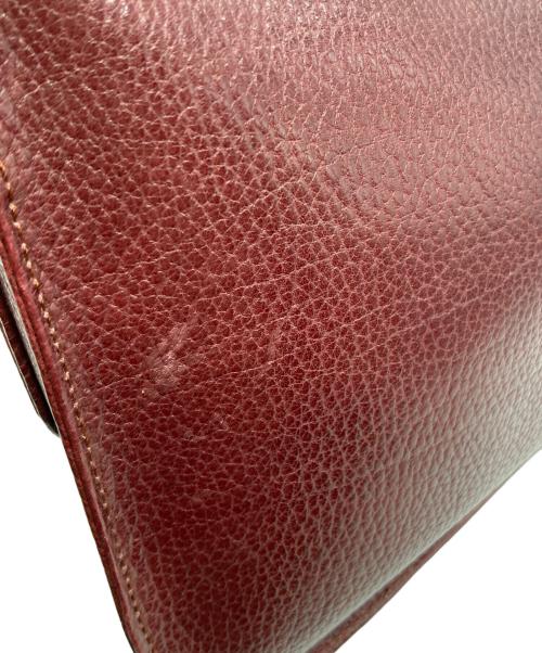 Cartier（カルティエ）Cartier (カルティエ) ショルダーバッグ レッドの古着・服飾アイテム