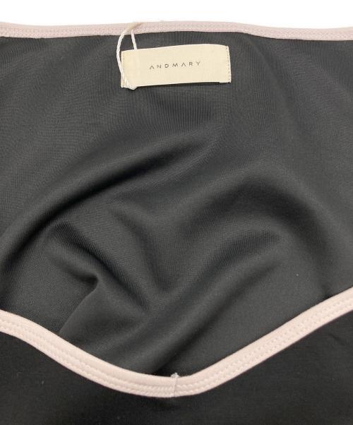 ANDMARY（アンドマリー）ANDMARY (アンドマリー) Collie ribbon tops ブラック サイズ:FREE 未使用品の古着・服飾アイテム