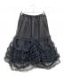 rosy monster（ロージーモンスター）の古着「kushu kushu tulle skirt」｜ブラック