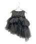 sheller（シェリエ）の古着「BLOOM organdy tops」｜ブラック