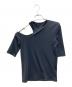 cygne（シーニュ）の古着「ワンショルダーオープンTシャツ muru」｜ブラック