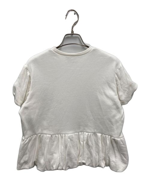 LINKABLE（リンカブル）LINKABLE (リンカブル) フリルスウェットトップス ホワイト サイズ:FREEの古着・服飾アイテム