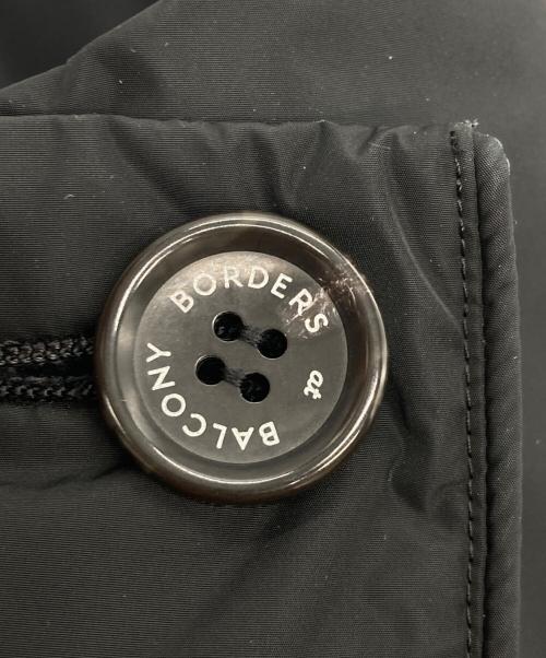 BORDERS at BALCONY（ボーダーズアットバルコニー）BORDERS AT BALCONY (ボーダーズアットバルコニー) DOUBLE BUTTONED DOWN SHORT COAT ブラック サイズ:38の古着・服飾アイテム