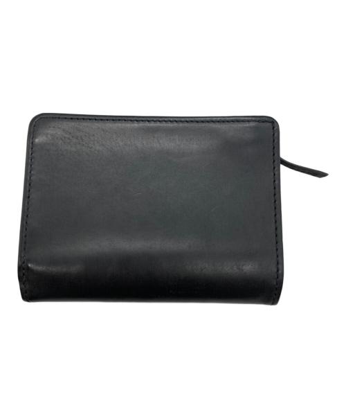 SLOW&CO（スロウアンドコー）SLOW&CO (スロウアンドコー) レザーウォレット ブラックの古着・服飾アイテム