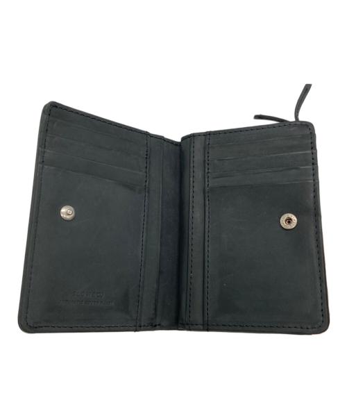 SLOW&CO（スロウアンドコー）SLOW&CO (スロウアンドコー) レザーウォレット ブラックの古着・服飾アイテム