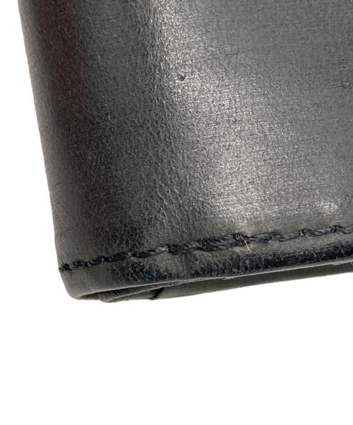 SLOW&CO（スロウアンドコー）SLOW&CO (スロウアンドコー) レザーウォレット ブラックの古着・服飾アイテム