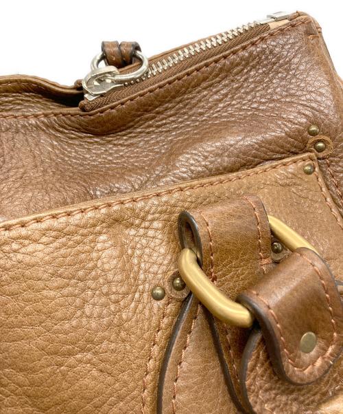 Chloe（クロエ）Chloe (クロエ) レザートートバッグ ブラウンの古着・服飾アイテム