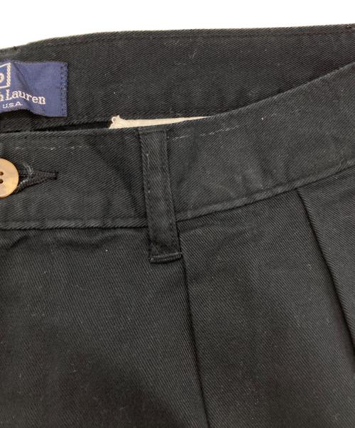POLO RALPH LAUREN（ポロ・ラルフローレン）POLO RALPH LAUREN (ポロ・ラルフローレン) ［古着］2タックパンツ ネイビー サイズ:30の古着・服飾アイテム