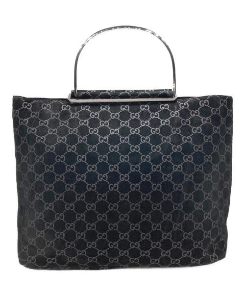 GUCCI（グッチ）GUCCI (グッチ) スウェードメタルハンドル ブラックの古着・服飾アイテム