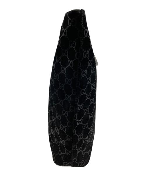 GUCCI（グッチ）GUCCI (グッチ) スウェードメタルハンドル ブラックの古着・服飾アイテム