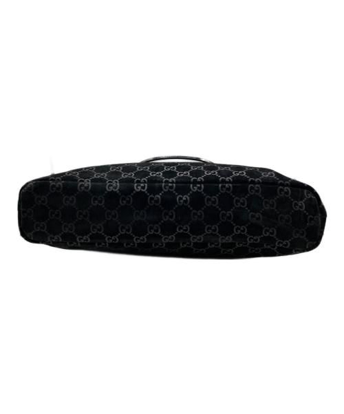 GUCCI（グッチ）GUCCI (グッチ) スウェードメタルハンドル ブラックの古着・服飾アイテム