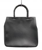 GUCCIグッチ）の古着「バンブーハンドルトートバッグ」｜ブラック