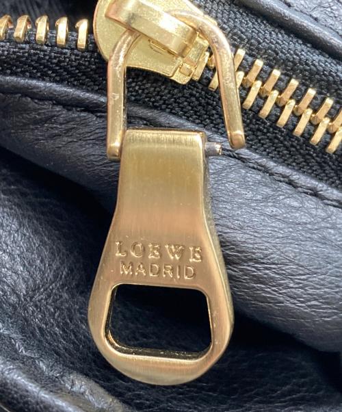 LOEWE（ロエベ）LOEWE (ロエベ) レザー2WAYトートバッグ ブラックの古着・服飾アイテム