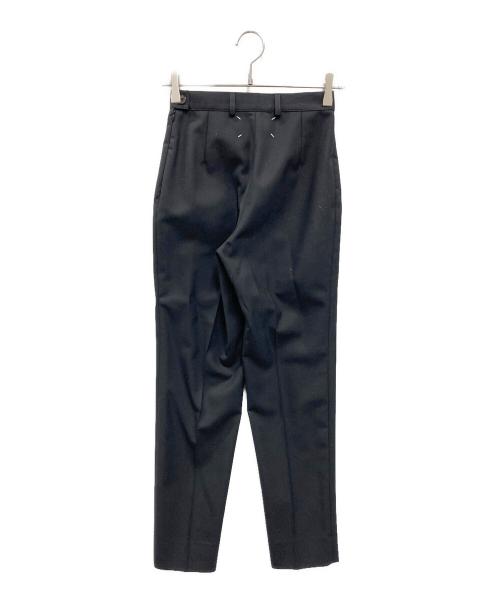 Maison Margiela（メゾンマルジェラ）Maison Margiela (メゾンマルジェラ) ウール混スラックス ブラック サイズ:36の古着・服飾アイテム