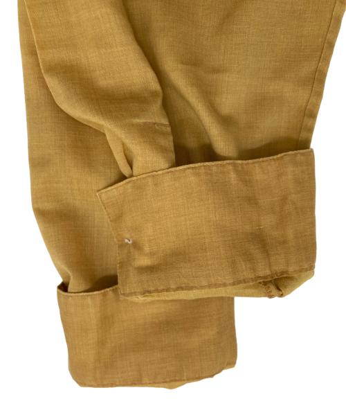 ARROW（アロー）ARROW (アロー) ［古着］ヴィンテージオープンカラーシャツ イエロー サイズ:Lの古着・服飾アイテム