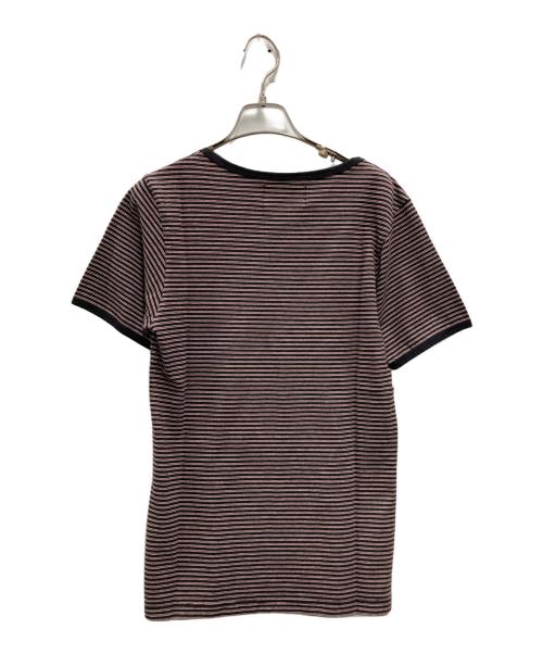 SUGARHILL（シュガーヒル）SUGARHILL (シュガーヒル) STRIPE TEE ブラック×レッド サイズ:2の古着・服飾アイテム