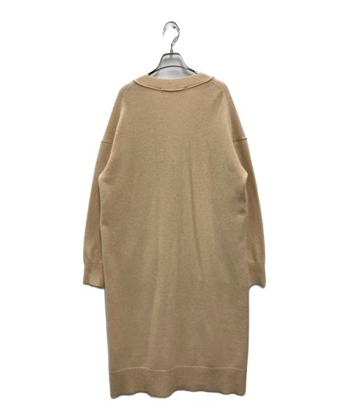 FRAMeWORK（フレームワーク）FRAMeWORK (フレームワーク) Merino Wool ロングVカーディガン ベージュ サイズ:FREEの古着・服飾アイテム