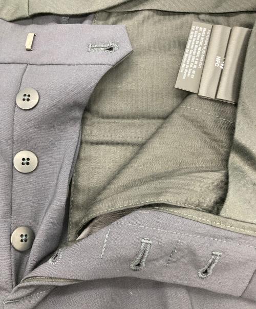 PRADA（プラダ）PRADA (プラダ) ダブルスラックストラウザーパンツ ネイビー サイズ:48の古着・服飾アイテム