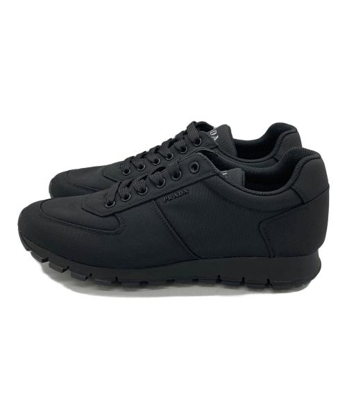 PRADA（プラダ）PRADA (プラダ) RE-NYLONローカットスニーカー ブラック サイズ:SIZE 8の古着・服飾アイテム