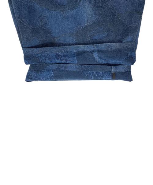 FenG CHen WANG（フェンチェンワン）FENG CHEN WANG (フェンチェンワン) Blue Dragon Denim Trousers インディゴ サイズ:Mの古着・服飾アイテム