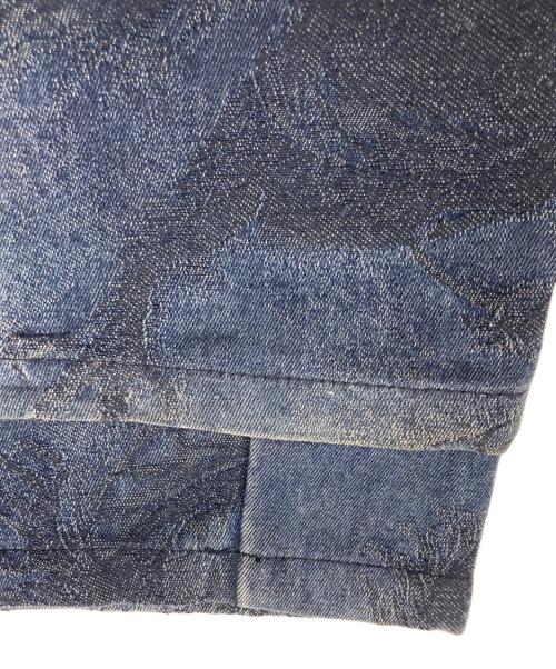 FenG CHen WANG（フェンチェンワン）FENG CHEN WANG (フェンチェンワン) Blue Dragon Denim Trousers インディゴ サイズ:Mの古着・服飾アイテム