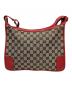 GUCCI (グッチ) ワンショルダーバッグ ベージュ×レッド：12000円