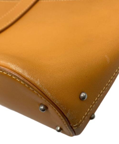 TOD'S（トッズ）TOD'S (トッズ) スタッズ ハンドバッグ ブラウンの古着・服飾アイテム