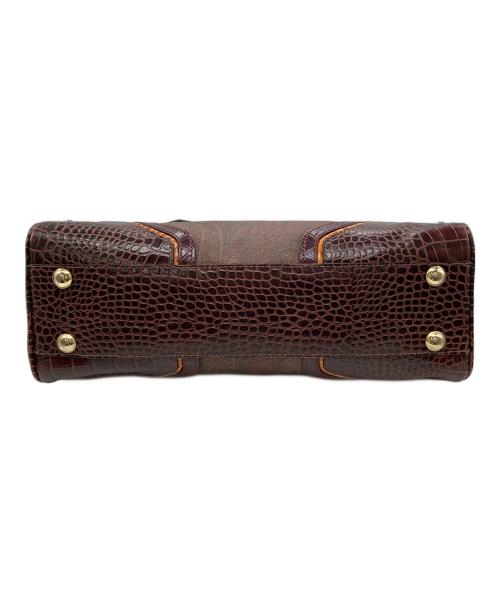 ETRO（エトロ）ETRO (エトロ) ペイズリー柄ミニボストンバッグ ブラウンの古着・服飾アイテム