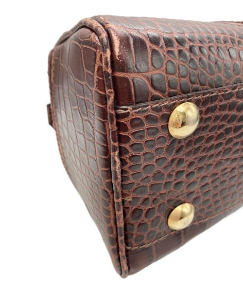 ETRO（エトロ）ETRO (エトロ) ペイズリー柄ミニボストンバッグ ブラウンの古着・服飾アイテム