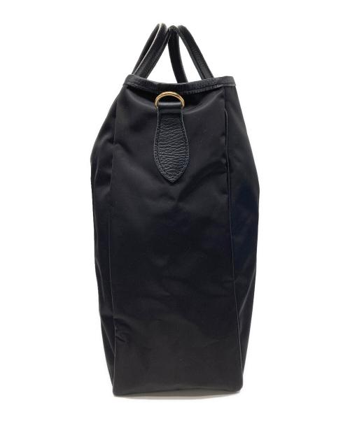 YOUNG & OLSEN The DRYGOODS STORE（ヤングアンドオルセン ザ ドライグッズストア）YOUNG & OLSEN The DRYGOODS STORE (ヤングアンドオルセン ザ ドライグッズストア) green label relaxing (グリーンレーベルリラクシング) 別注トートバッグ ミディアム ブラックの古着・服飾アイテム